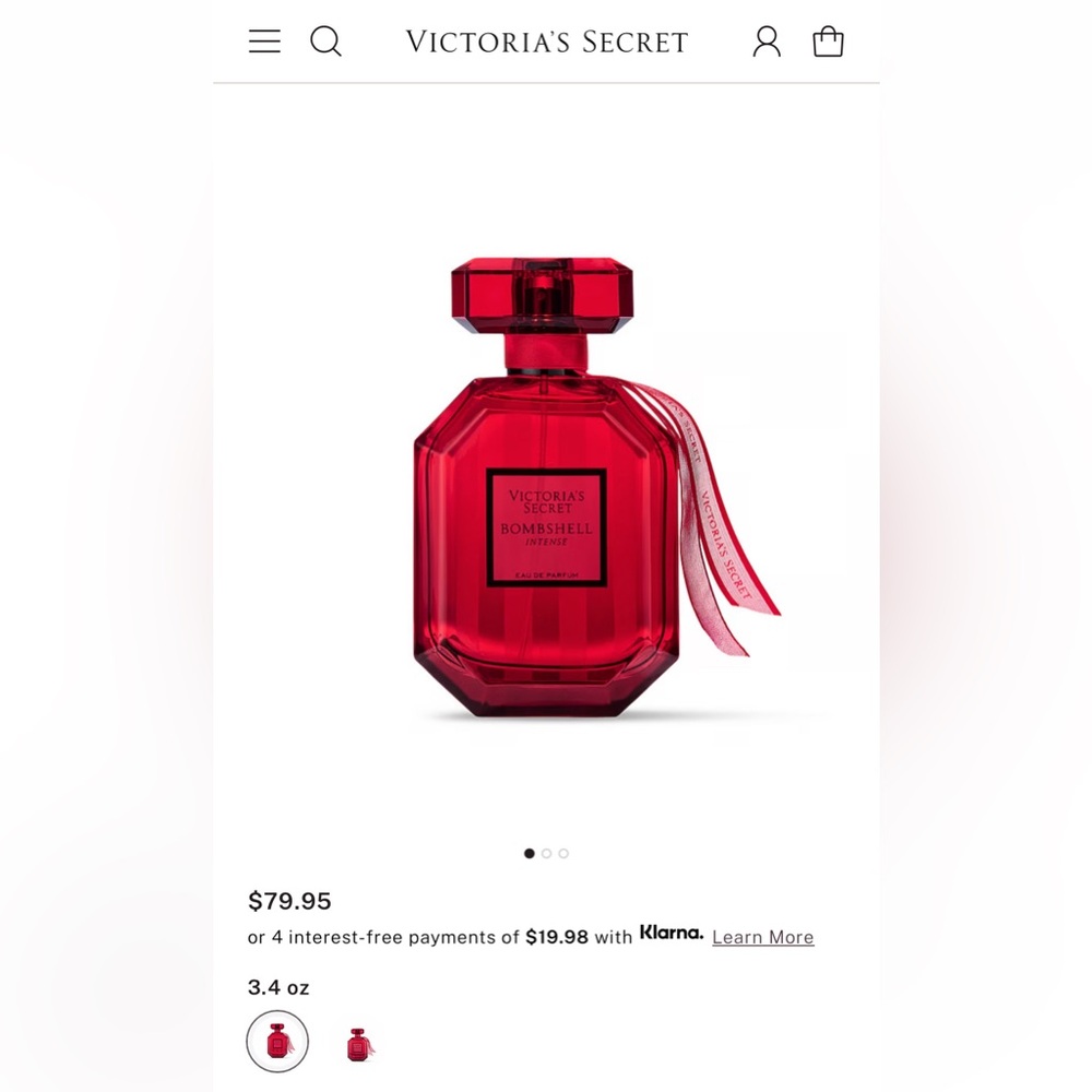 Victoria Secret Bombshell, Intense Fragrance